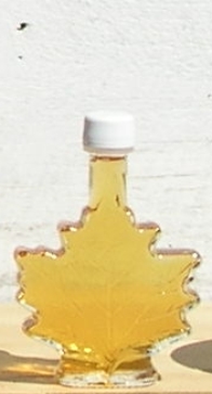 small glass maple leaf